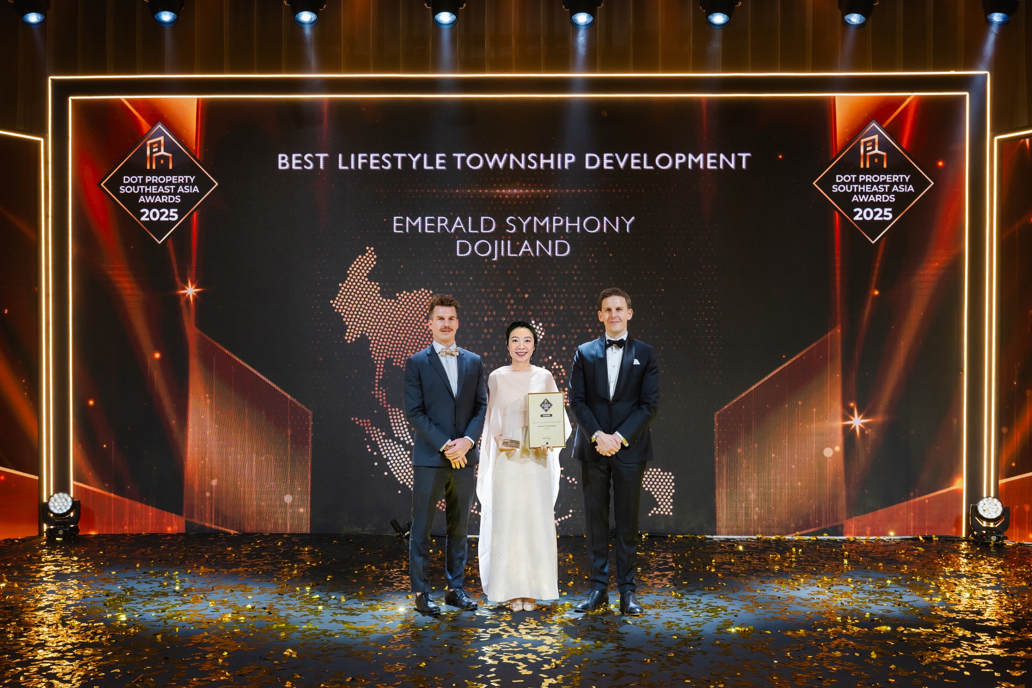 DOJILAND LẬP “CÚ HAT-TRICK” TẠI GIẢI THƯỞNG DOT PROPERTY SOUTHEAST ASIA AWARDS 2025